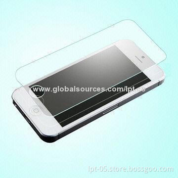 Colored Tempered Glass Screen Film for iPhone 5, Waterproof Design
